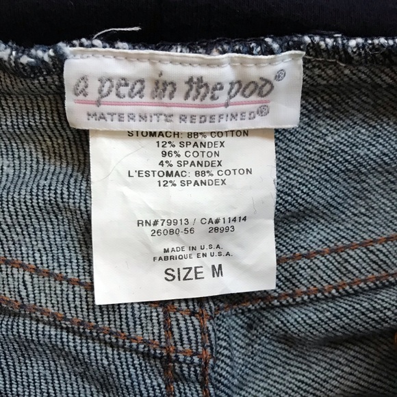 A Pea In The Pod 7 For All Mankind Jeans Size M - Picture 6 of 7